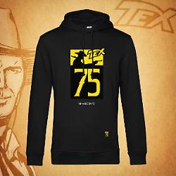 Tex 75 Sweatshirt with hood - Black